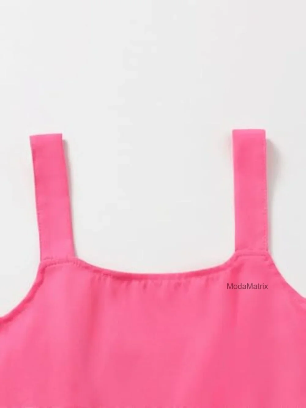 Girls Sleeveless Ruffle Tank Top and High Waist Shorts Set, Summer 2 Piece